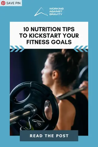 nutrition tips for fitness goals pinterest pin