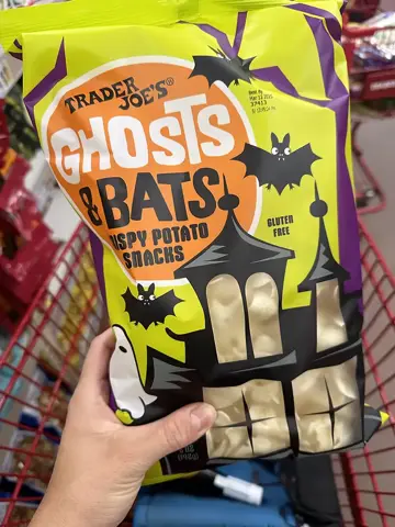 ghosts and bats potato snacks