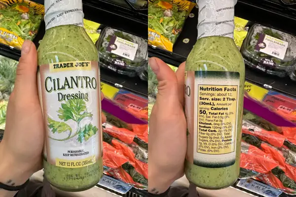 trader joe's cilantro dressing