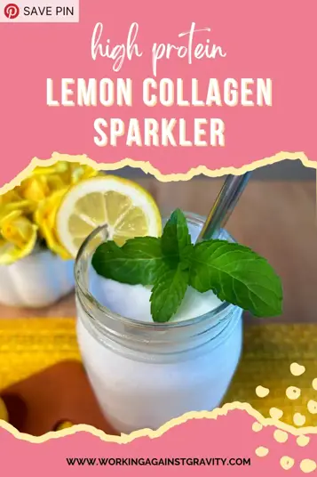 lemon collagen sparkler pin