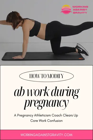 ab workouts during pregnancy pin