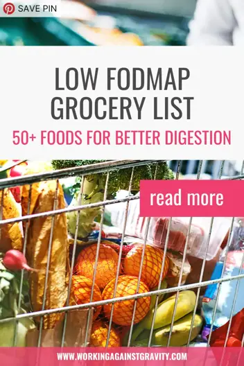 low fodmap grocery list