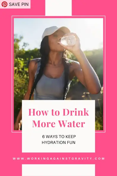 how to drink more water pin