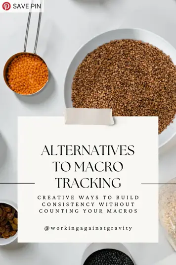 alternatives to macro tracking pinterest pin