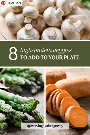 high protein veggies pinterest