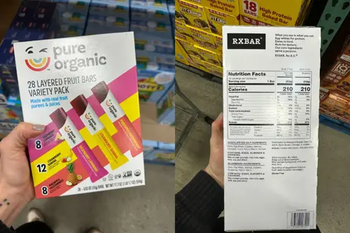 organic fruit bars from costco