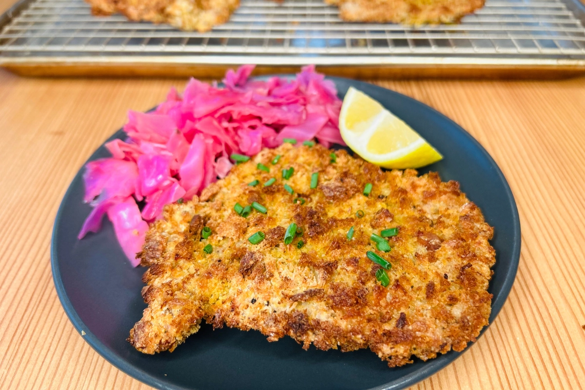 Air Fryer Pork Schnitzel