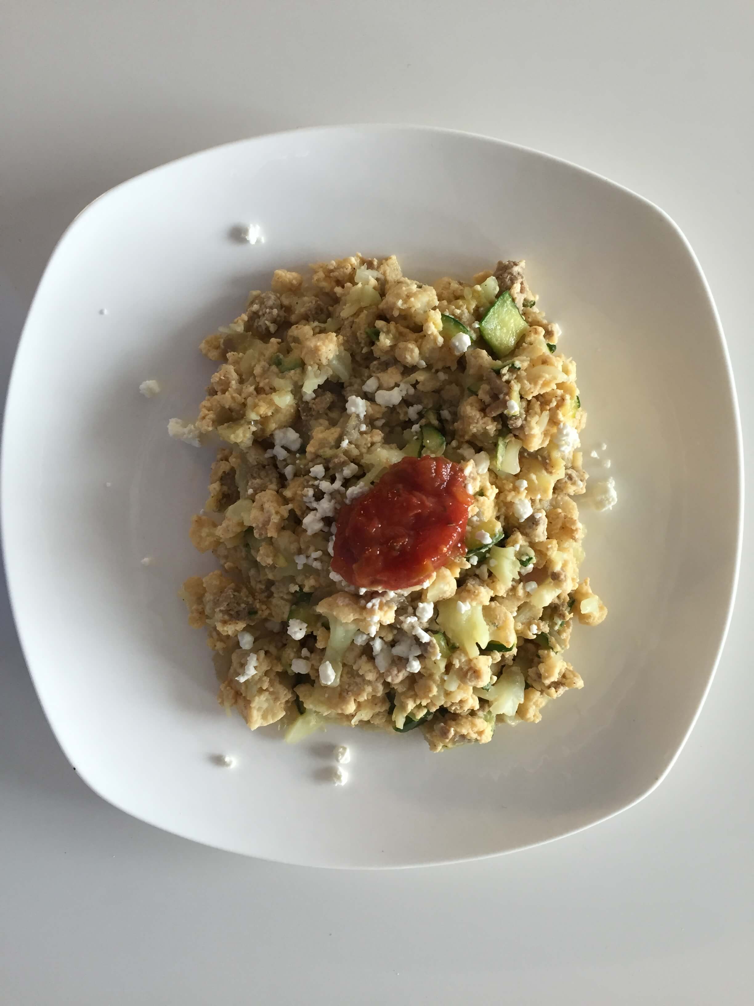 Scrambled Eggs with Hidden Cauliflower Rice « Clean & Delicious